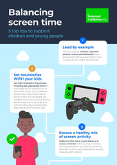 Internet Matters - Balancing screen time: 5 top tips to support children and young people